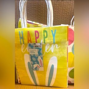 Bunny rabbit. Happy Easter NWT comes in set of 3. Take 4sets ie 12 bags for $9